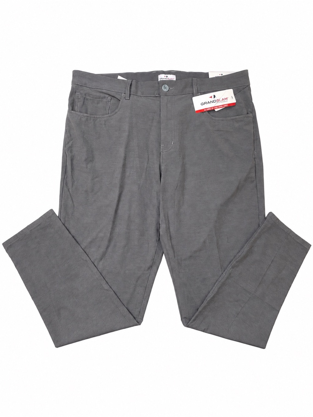 Grand Slam Performance Golf Pants Men’s 38x30 Gray Stretch NWT